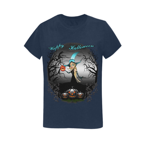 Happy halloween Women's T-Shirt in USA Size (Two Sides Printing)