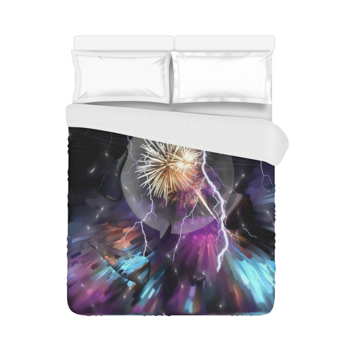 Space Night by Artdream Duvet Cover 86"x70" ( All-over-print)