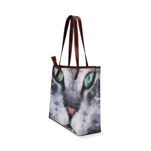 hypnotized cat Shoulder Tote Bag (Model 1646)