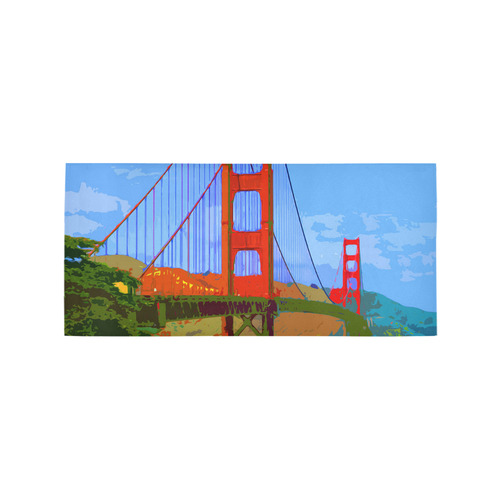 Golden_Gate_Bridge_20160910 Area Rug 7'x3'3''