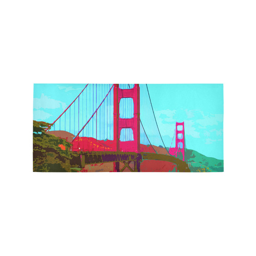 Golden_Gate_Bridge_20160901 Area Rug 7'x3'3''