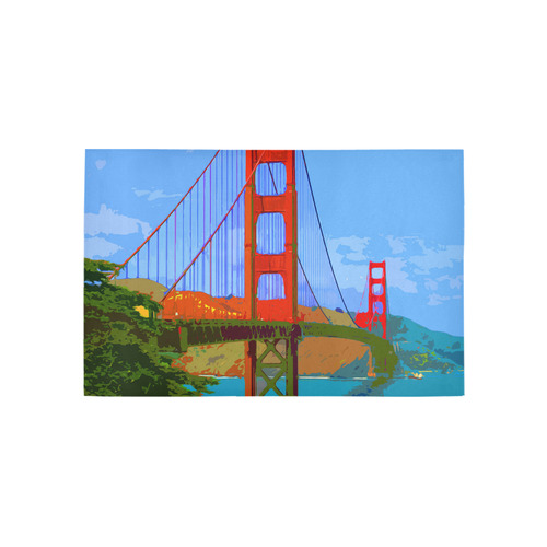 Golden_Gate_Bridge_20160910 Area Rug 5'x3'3''