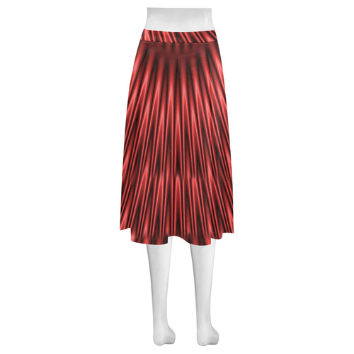 Red Lagoon Mnemosyne Women's Crepe Skirt (Model D16)