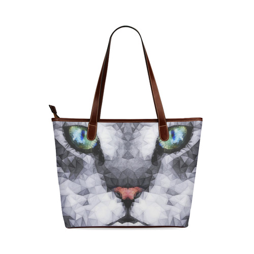 hypnotized cat Shoulder Tote Bag (Model 1646)