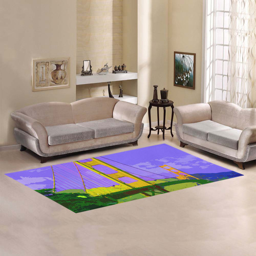 Golden_Gate_Bridge_20160909 Area Rug 7'x3'3''