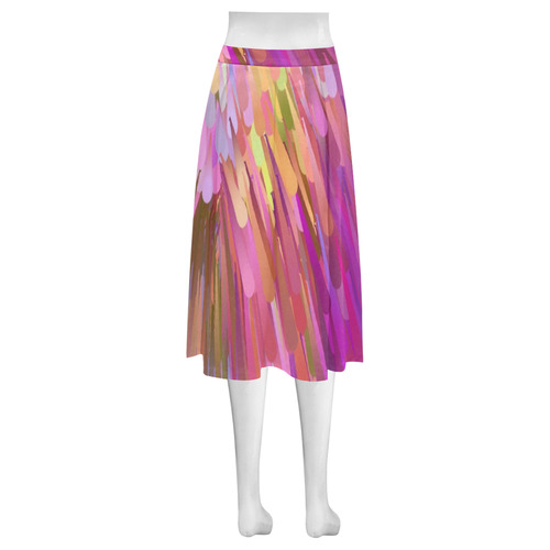 Lady Pattern by Artdream Mnemosyne Women's Crepe Skirt (Model D16)