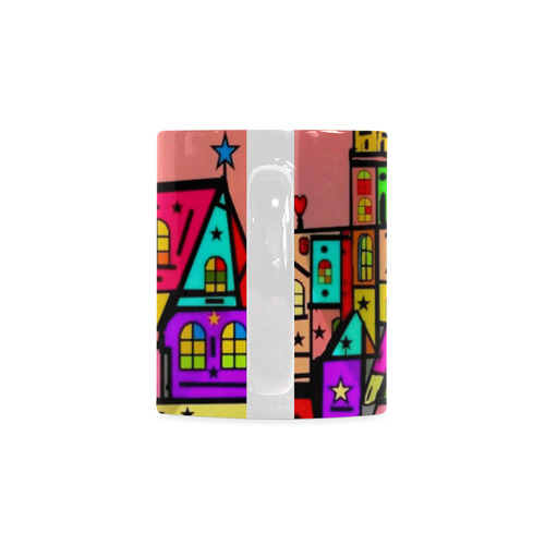 Munich Popart by Nico Bielow White Mug(11OZ)