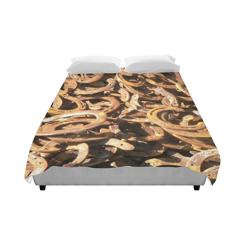 good luck,new year, horseshoe Duvet Cover 86"x70" ( All-over-print)