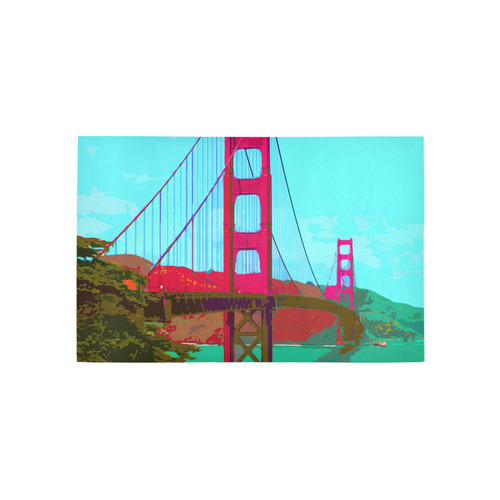 Golden_Gate_Bridge_20160901 Area Rug 5'x3'3''