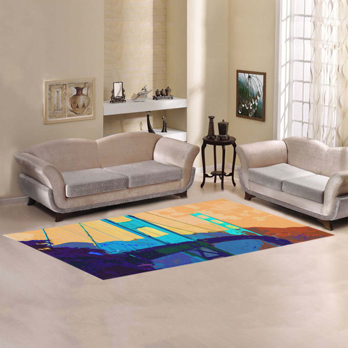 Golden_Gate_Bridge_20160905 Area Rug 9'6''x3'3''