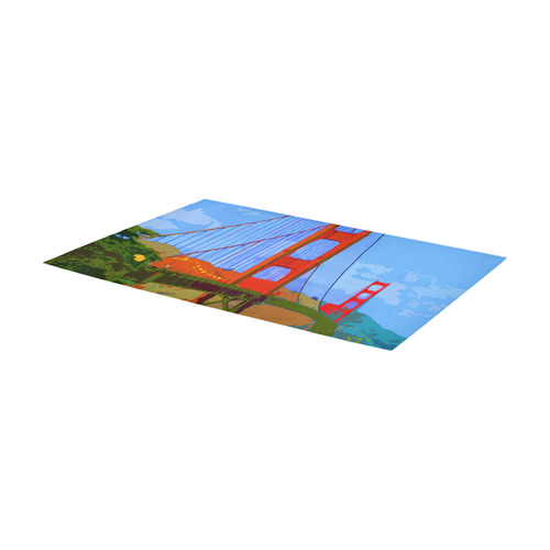 Golden_Gate_Bridge_20160910 Area Rug 7'x3'3''