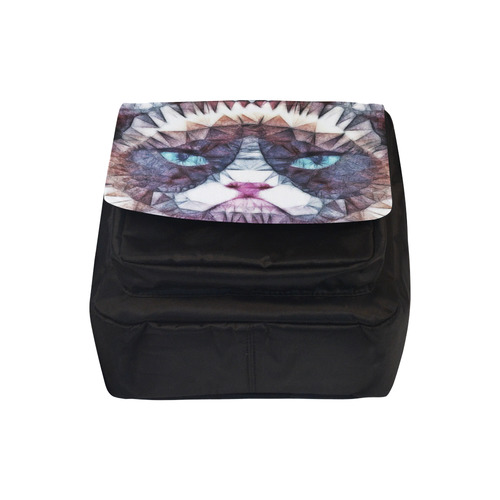 grouchy cat Crossbody Nylon Bags (Model 1633)