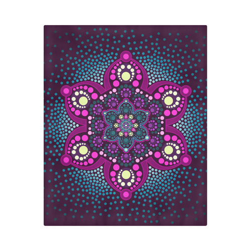 Dot painting meets mandalas 16 - 3 Duvet Cover 86"x70" ( All-over-print)