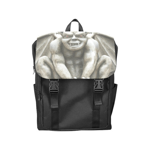 Grotesque Gargoyle with Red Eyes Casual Shoulders Backpack (Model 1623)