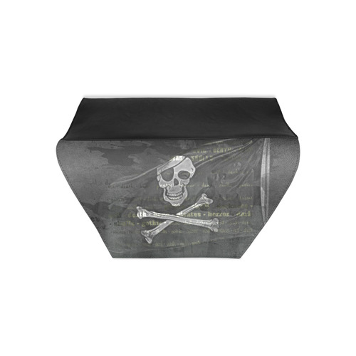 Vintage Skull Pirates Flag Clutch Bag (Model 1630)