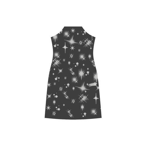 Stars by Popart lover V-Neck Open Fork Long Dress(Model D18)