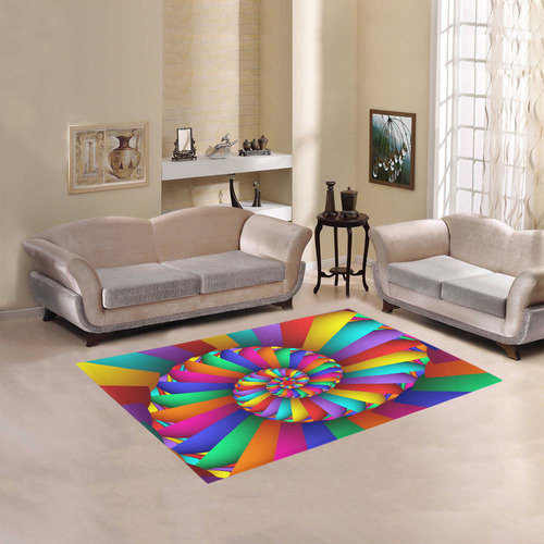 Rainbow Spiral Cool Abstract Fractal Art