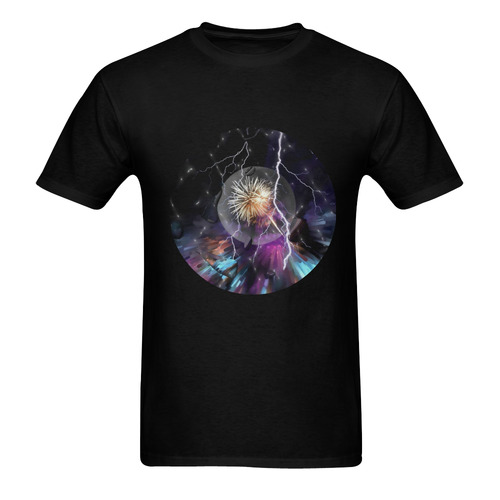Space Night by Artdream Sunny Men's T- shirt (Model T06)