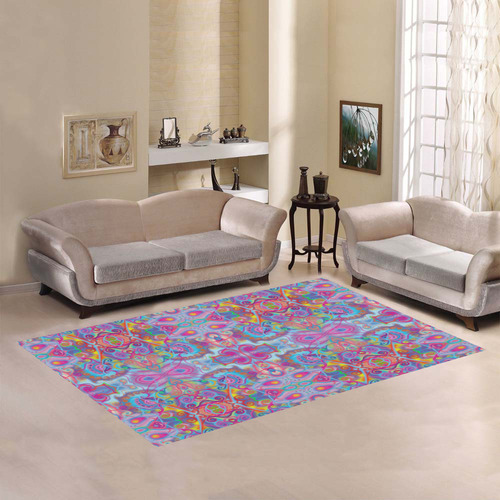 volutes Area Rug7'x5'