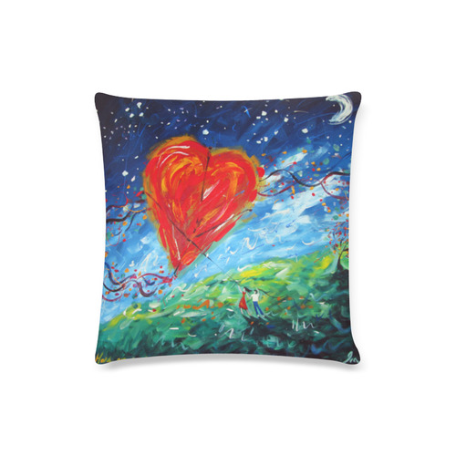 Hold on to love Custom Zippered Pillow Case 16"x16"(Twin Sides)