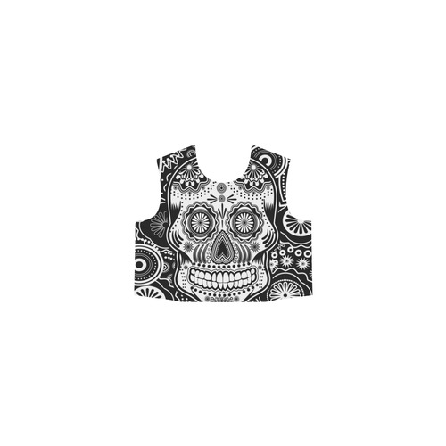 sugar skull Eos Women's Sleeveless Dress (Model D01)