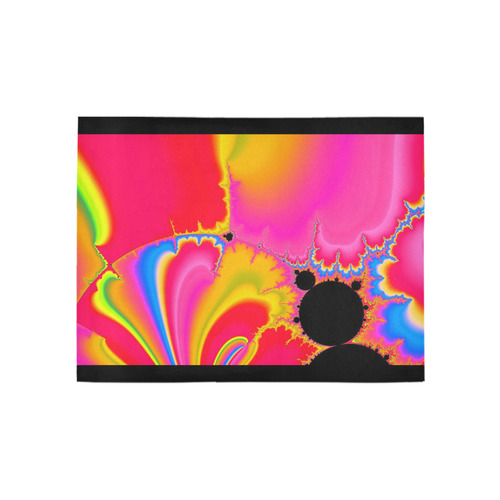 colorful fractal art Area Rug 5'3''x4'