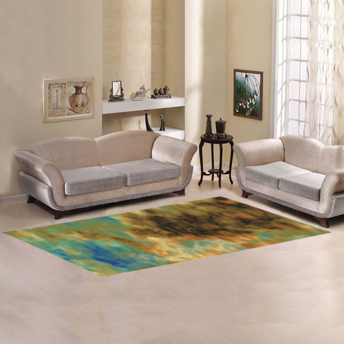 golden sky Area Rug 9'6''x3'3''