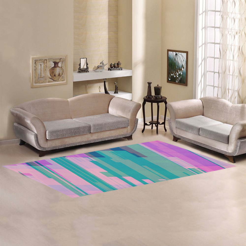 striped2 Area Rug 9'6''x3'3''