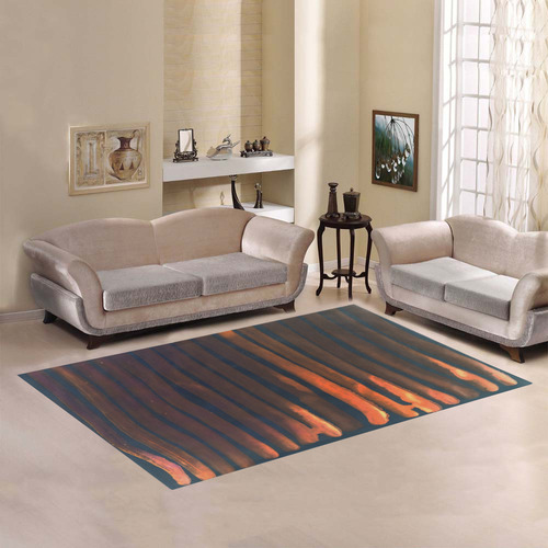 Summer is Far Away But we Can Still Have Copper Dr Area Rug7'x5'