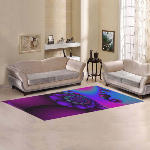 world of worlds Area Rug 9'6''x3'3''