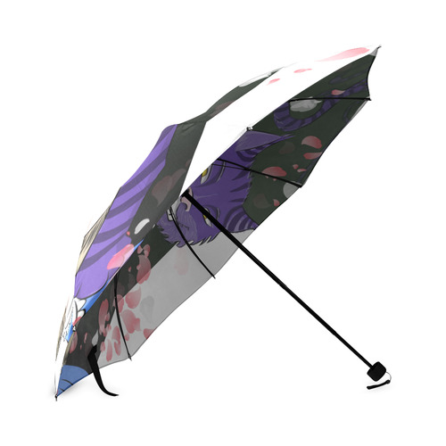 Alice in Wonderland & Chesire cat Foldable Umbrella (Model U01)