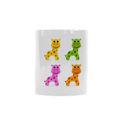 Cute Giraffe designers Mug : elegant version for Kids / colorful art Custom Morphing Mug