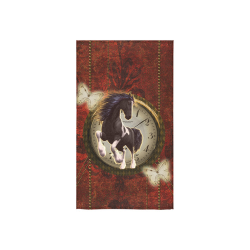 Wonderful horse on a clock Custom Towel 16"x28"