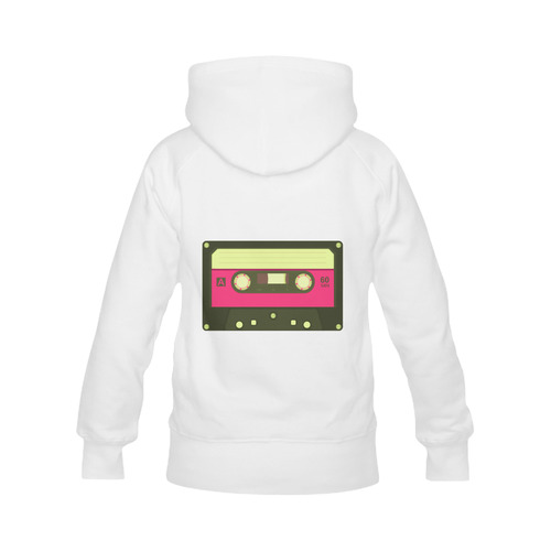 Pink Cassette Tape Men's Classic Hoodies (Model H10)