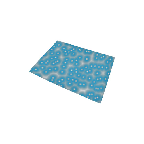 blue and white dots Area Rug 2'7"x 1'8‘’