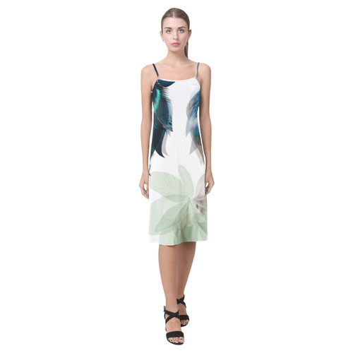 Designers Feathers collection : New in our Designers Shop / Boho stylish Art Alcestis Slip Dress (Model D05)