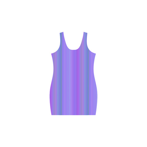 Purple Stripes Medea Vest Dress (Model D06)