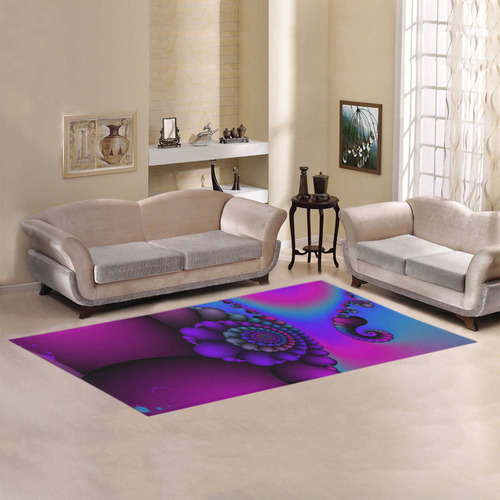world of worlds Area Rug 7'x3'3''
