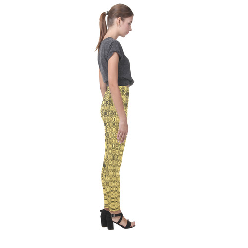 GOLD LUXURY Cassandra Women's Leggings (Model L01)