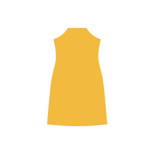 Gold Fusion V-Neck Open Fork Long Dress(Model D18)
