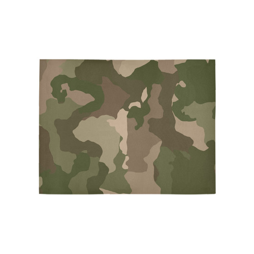 Woods Camo Area Rug 5'3''x4'