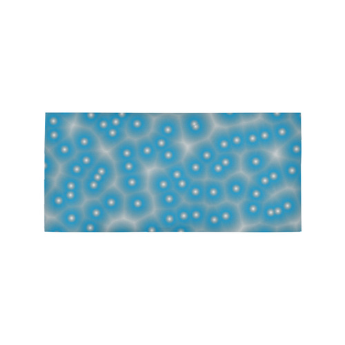 blue and white dots Area Rug 7'x3'3''