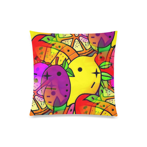Fruities by Popart Lover Custom Zippered Pillow Case 20"x20"(Twin Sides)