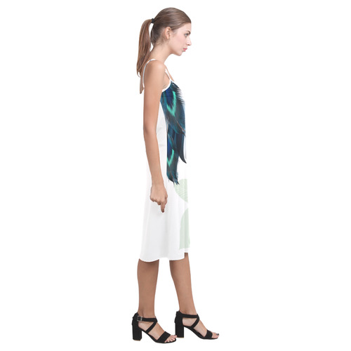 Designers Feathers collection : New in our Designers Shop / Boho stylish Art Alcestis Slip Dress (Model D05)