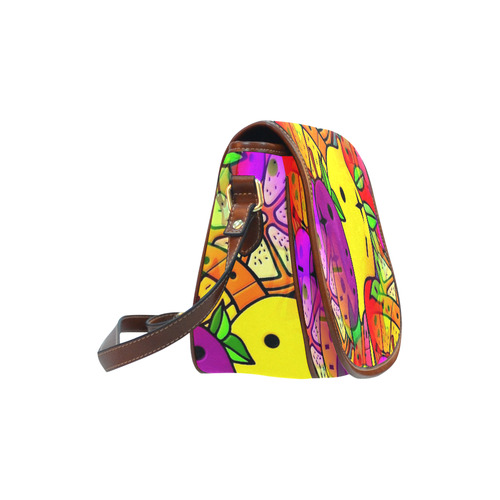 Fruities by Popart Lover Saddle Bag/Large (Model 1649)