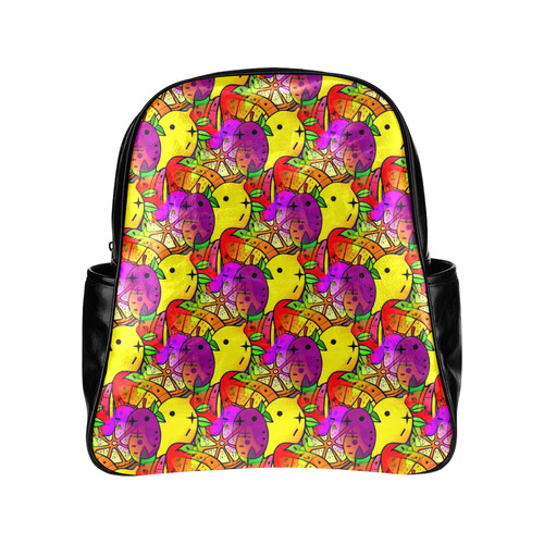 Fruities by Popart Lover Multi-Pockets Backpack (Model 1636)