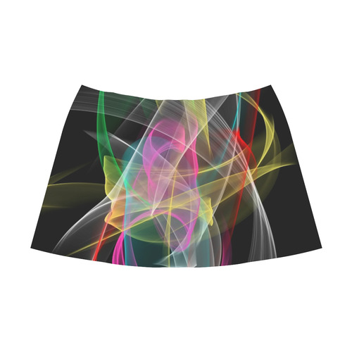 Sound of colors by Nico Bielow Mnemosyne Women's Crepe Skirt (Model D16)