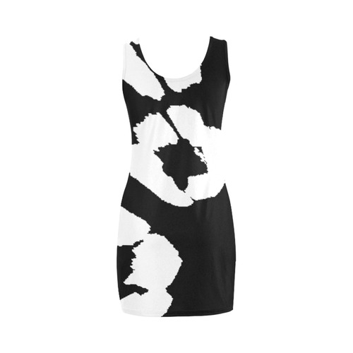 Zappy Black and White Medea Vest Dress (Model D06)