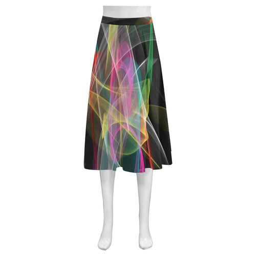 Sound of colors by Nico Bielow Mnemosyne Women's Crepe Skirt (Model D16)