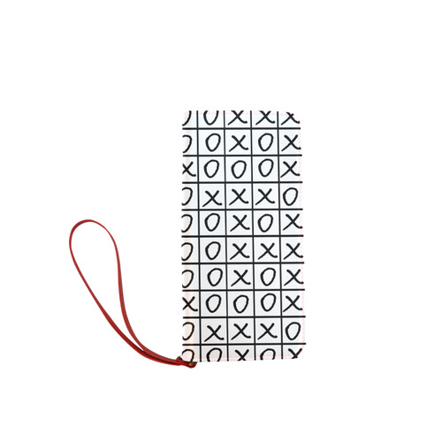 OXO Game - Noughts and Crosses Women's Clutch Wallet (Model 1637)